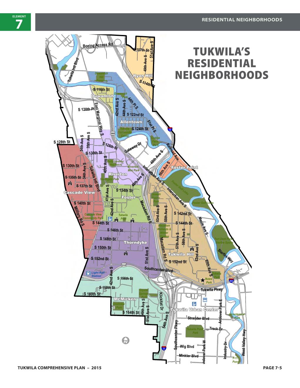 Tukwila Residential Neighborhoods