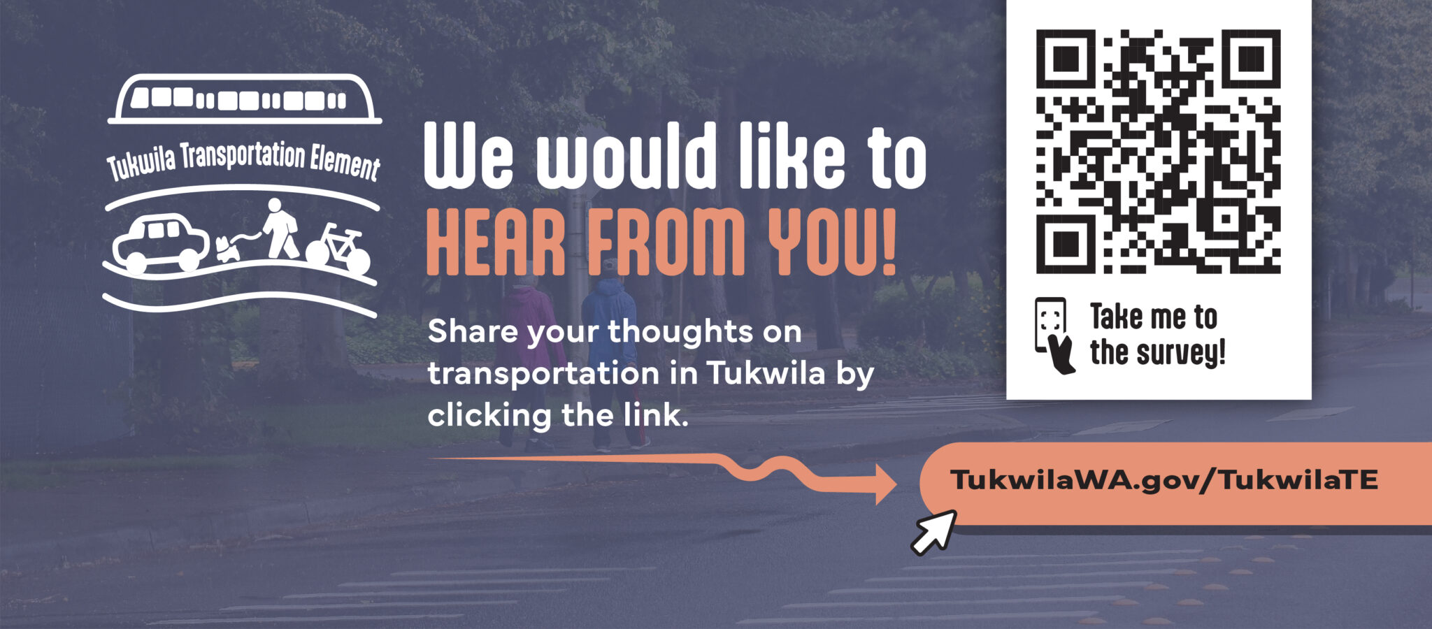 Share your thoughts on transportation needs in the City of Tukwila