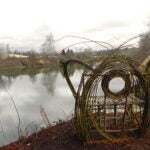 Water View: chair made from woven willow
